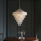 Beatrice 7 Light Tiered Pendant - Chrome