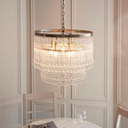 Genevieve 5 Light Pendant Antique Brass