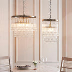 Genevieve 5 Light Pendant Antique Brass