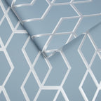 Archetype Blue & Silver Wallpaper