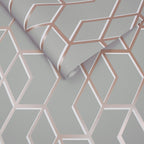 Archetype Grey & Rose Gold Wallpaper