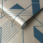 Graphic Cobalt Wallpaper