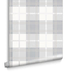 Tartan White Wallpaper