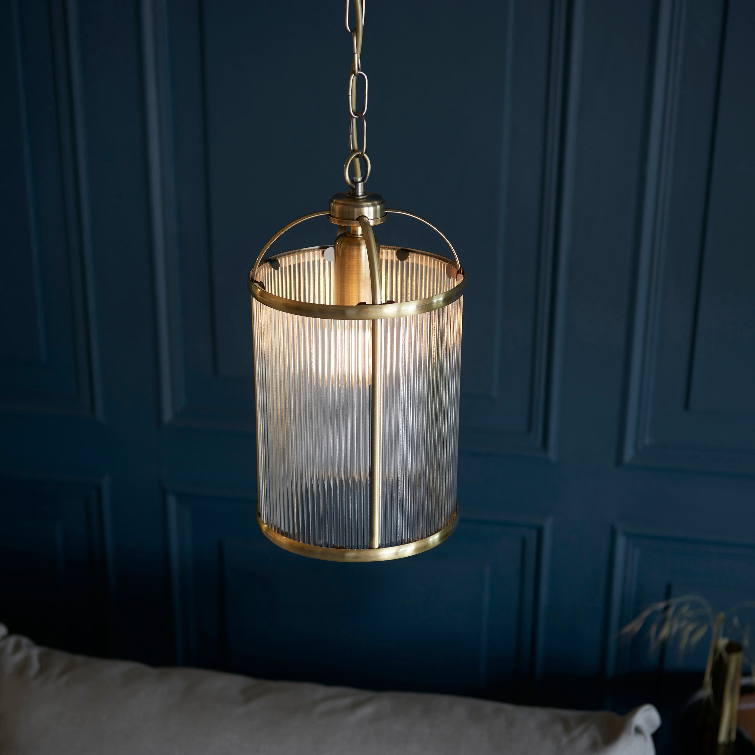 Lambeth Ribbed 1lt Pendant