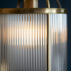 Lambeth Ribbed 1lt Pendant