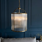 Lambeth Ribbed 4lt Pendant