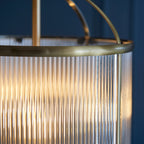 Lambeth Ribbed 4lt Pendant