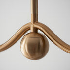 Santiago 4 Light Bar Pendant Aged Brass