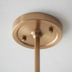 Santiago 4 Light Bar Pendant Aged Brass
