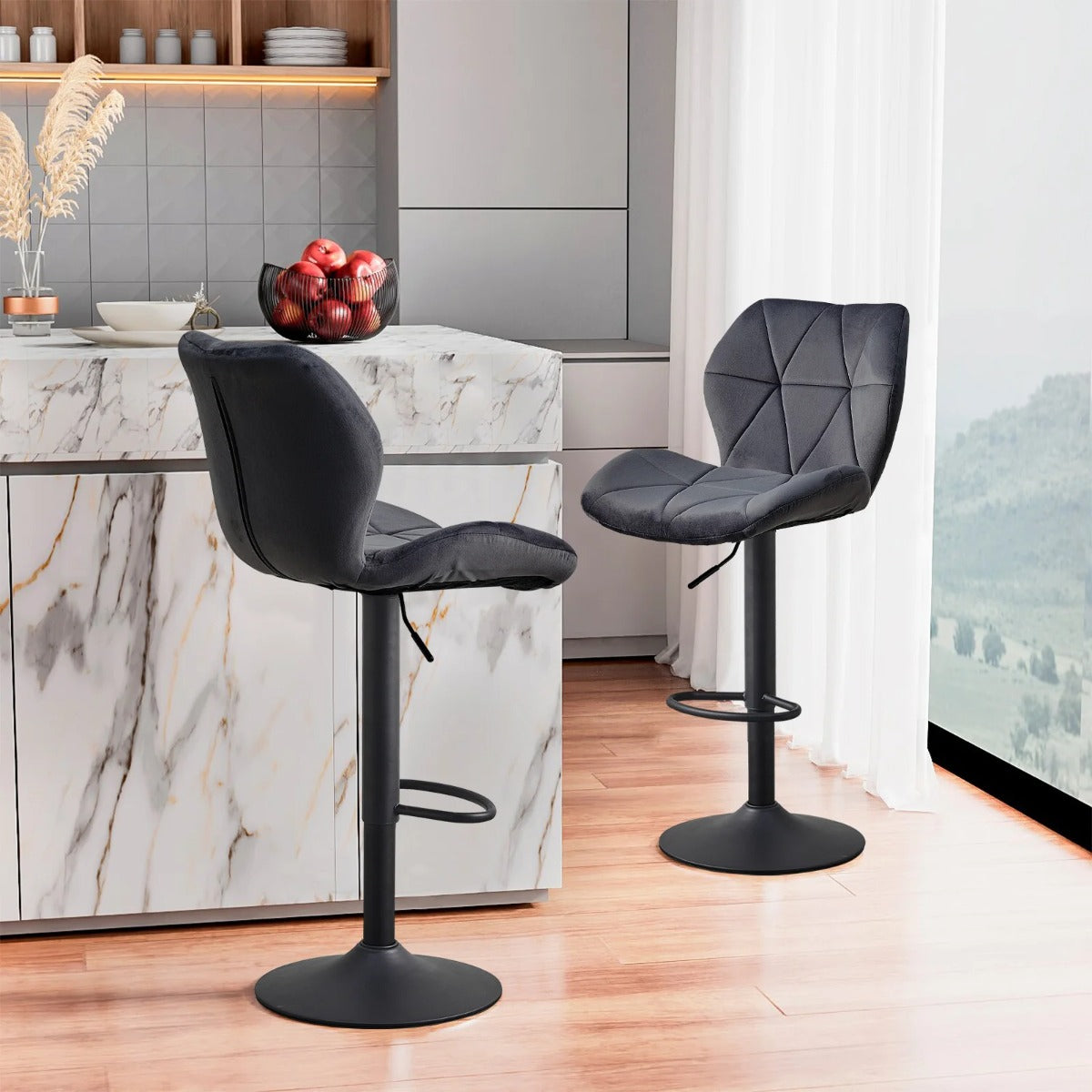 Fran Swivel Bar Stool