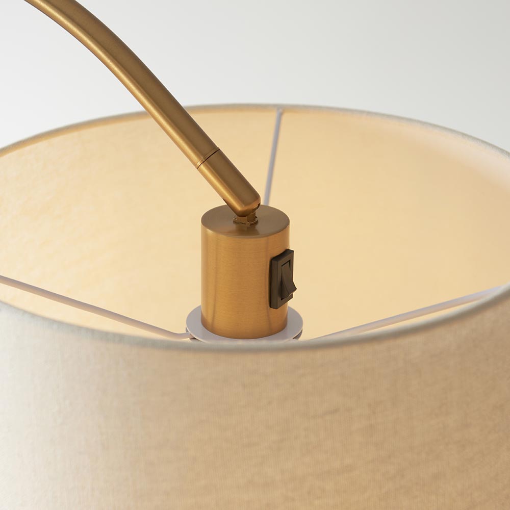 Carlson Floor Lamp Warm Brass