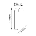 Carlson Floor Lamp Warm Brass