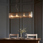 Ridgeton 4 Light Antique Brass Bar Pendant