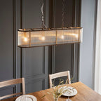 Ridgeton 4 Light Antique Brass Bar Pendant