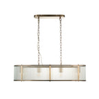 Ridgeton 4 Light Antique Brass Bar Pendant