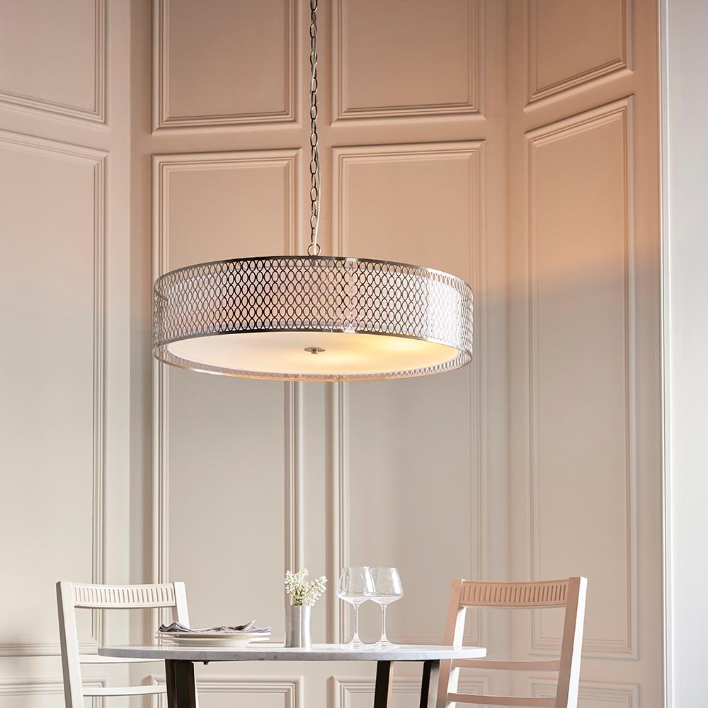 Cordero 5lt Grand Pendant Satin Nickel