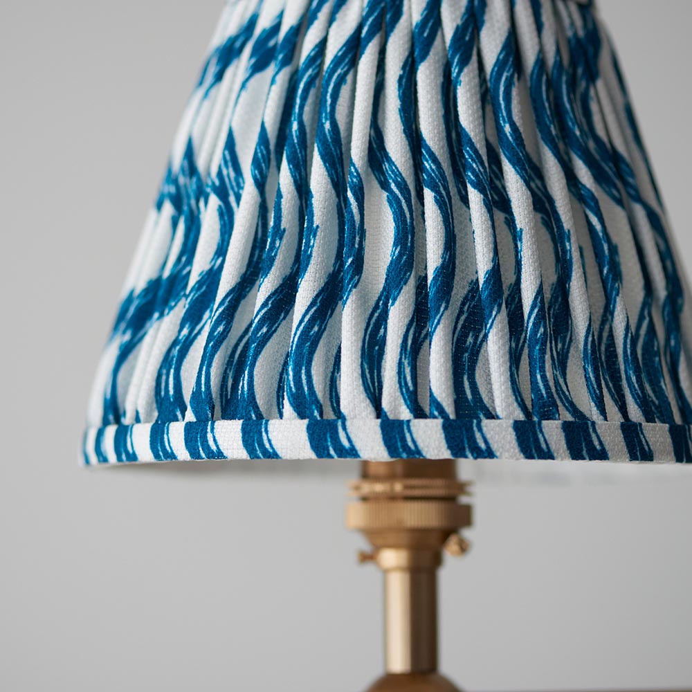 Santiago & Ripple 16cm 4lt Linear Pendant Blue Shade