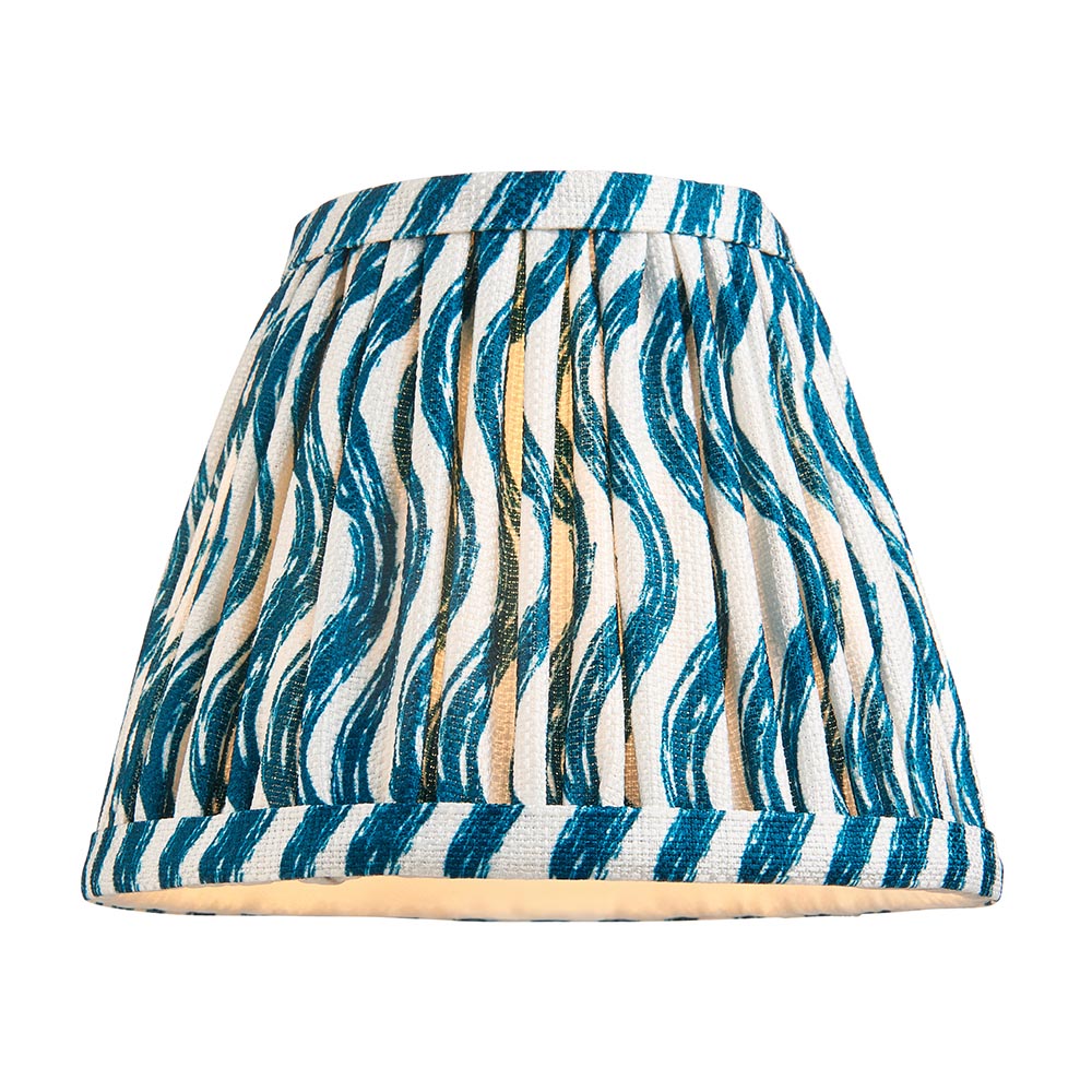 Santiago & Ripple 16cm 4lt Linear Pendant Blue Shade