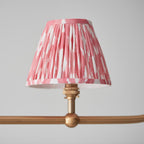 Santiago & Ikat 16cm 4lt Linear Pendant With Coral Shades