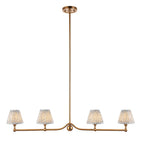 Santiago & Leaf 16cm 4lt Linear Pendant Blue