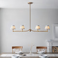 Santiago & Leaf 16cm 4lt Linear Pendant Blue
