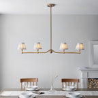 Santiago & Leaf 16cm 4lt Linear Pendant Blue