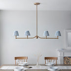 Santiago & Leaf 16cm 4lt Linear Pendant Blue