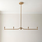Santiago & Leaf 16cm 4lt Linear Pendant Blue