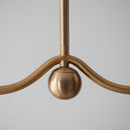 Santiago & Leaf 16cm 4lt Linear Pendant