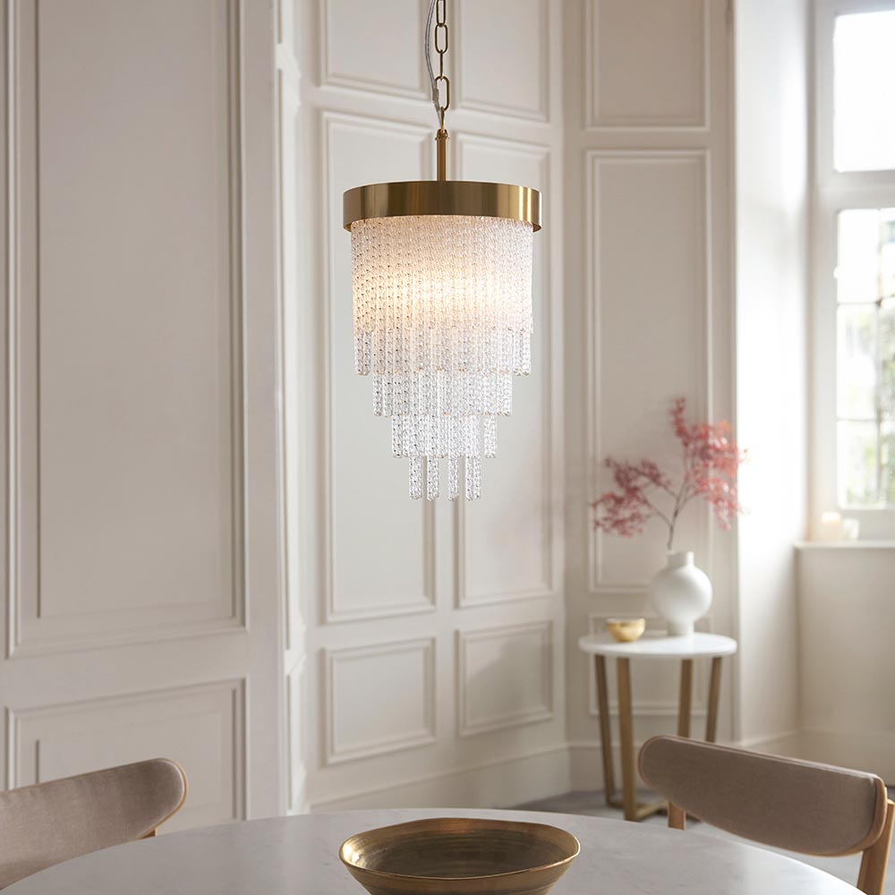 Anistoria 1 Light Pendant Warm Brass