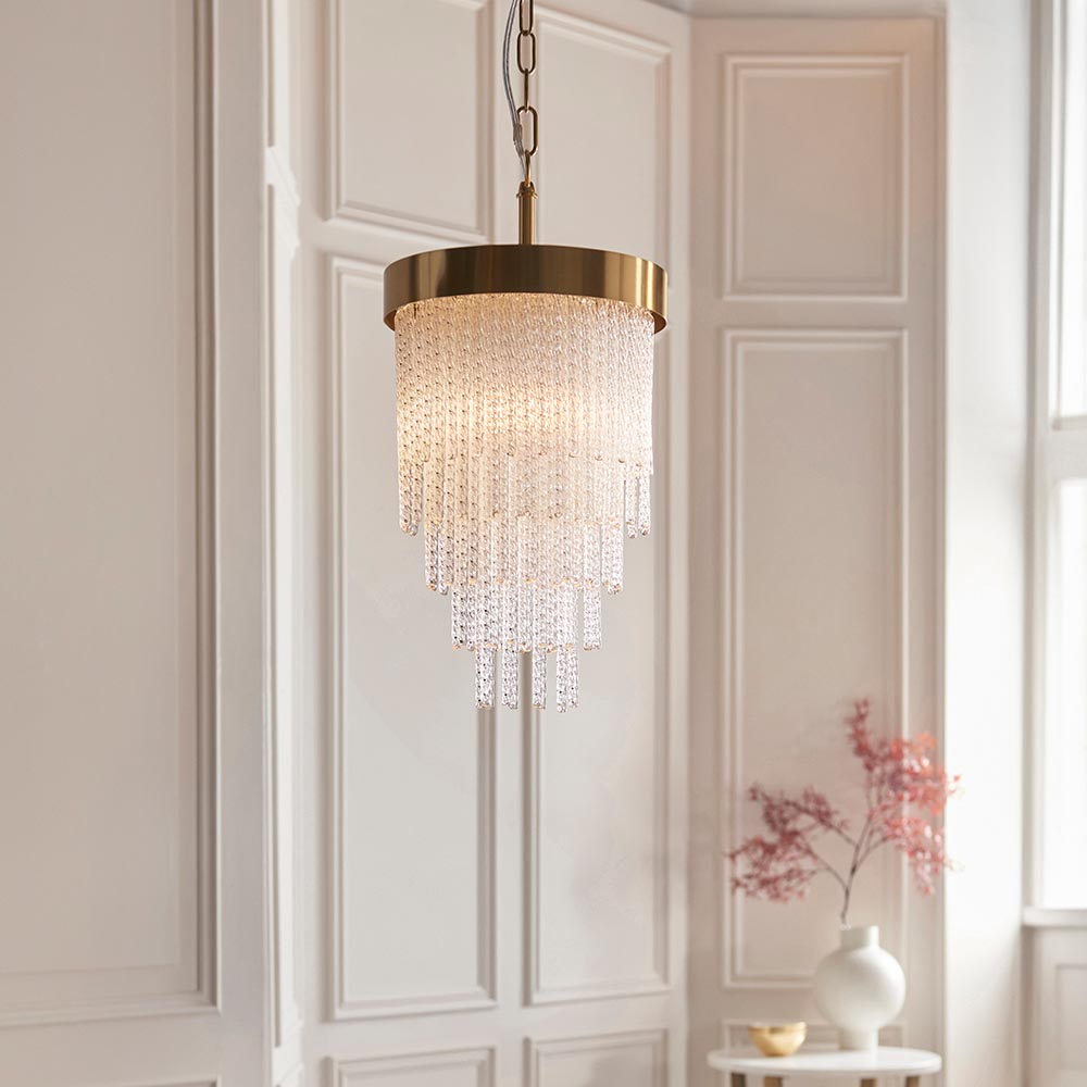 Anistoria 1 Light Pendant Warm Brass