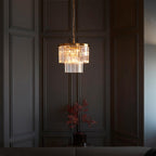 Conaston 4 Light Pendant Aged Brass