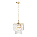 Conaston 4 Light Pendant Aged Brass