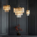 Conaston 7 Light Pendant Aged Brass
