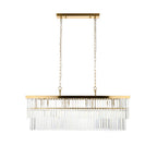 Conaston Aged Brass 4 Light Bar Pendant