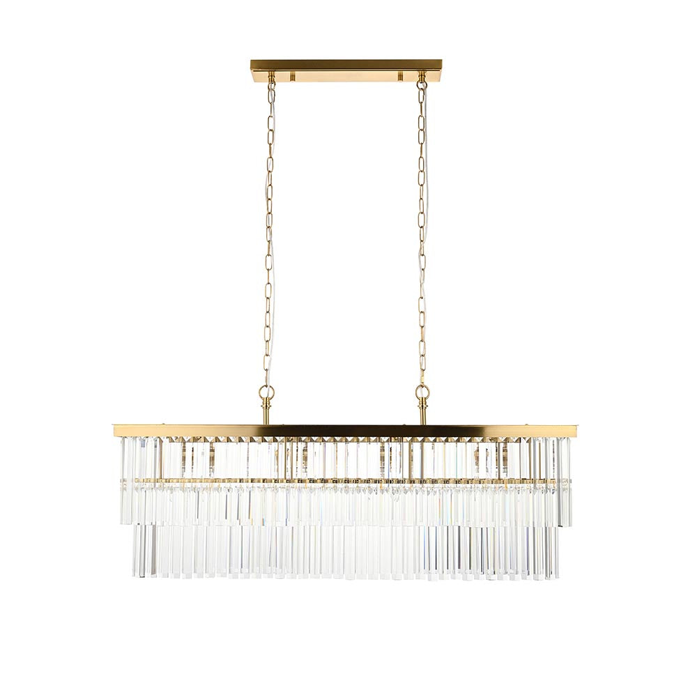 Conaston Aged Brass 4 Light Bar Pendant
