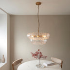 Montrose 6 Light Pendant Aged Brass