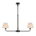 Lille & Ikat 16cm 2lt Linear Pendant natural 16cm Ikat shade