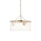 Karine 3 Light Pendant Aged Brass