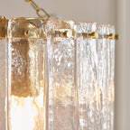 Karine 3 Light Pendant Aged Brass