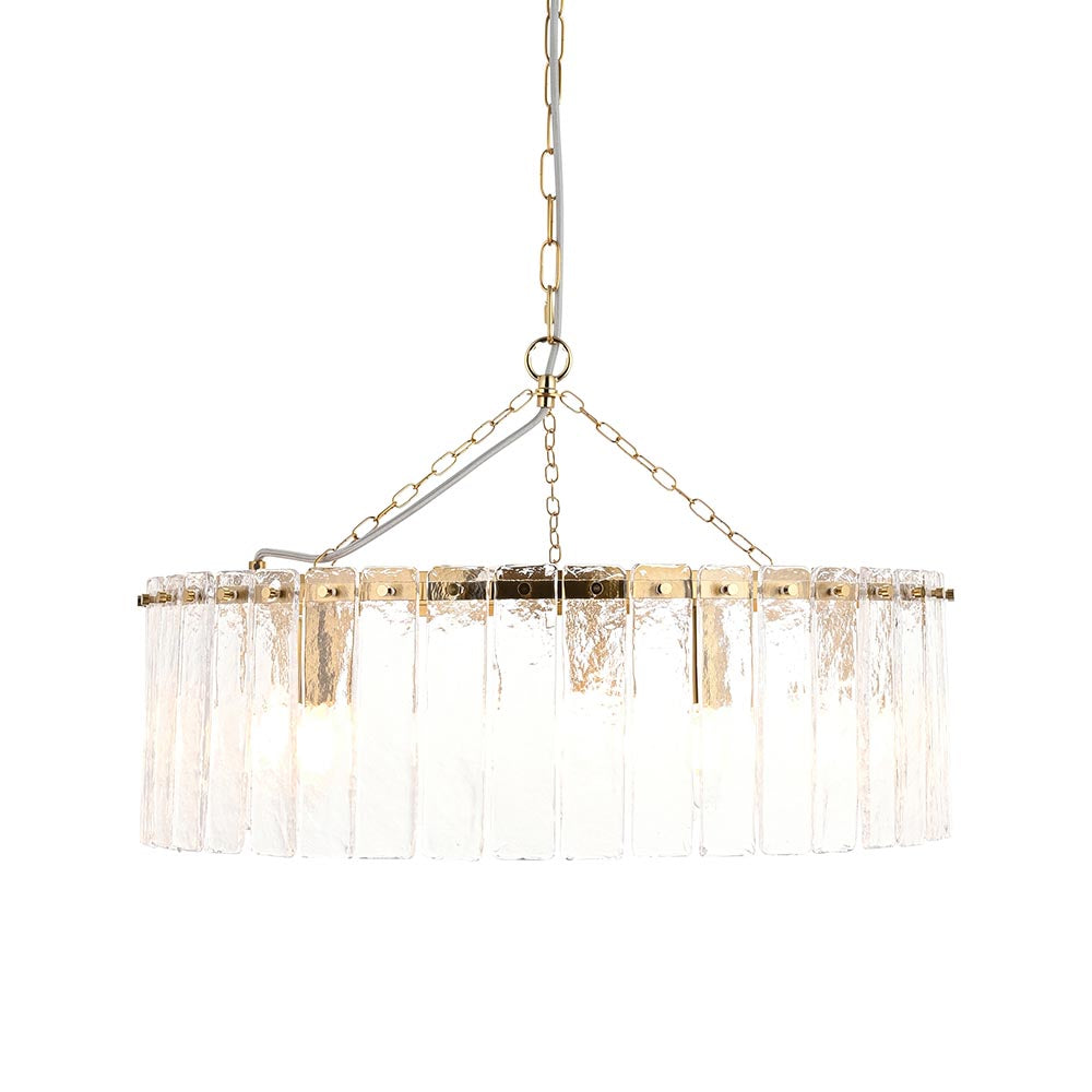 Karine 5lt Pendant Aged Brass
