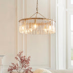 Karine 5lt Pendant Aged Brass