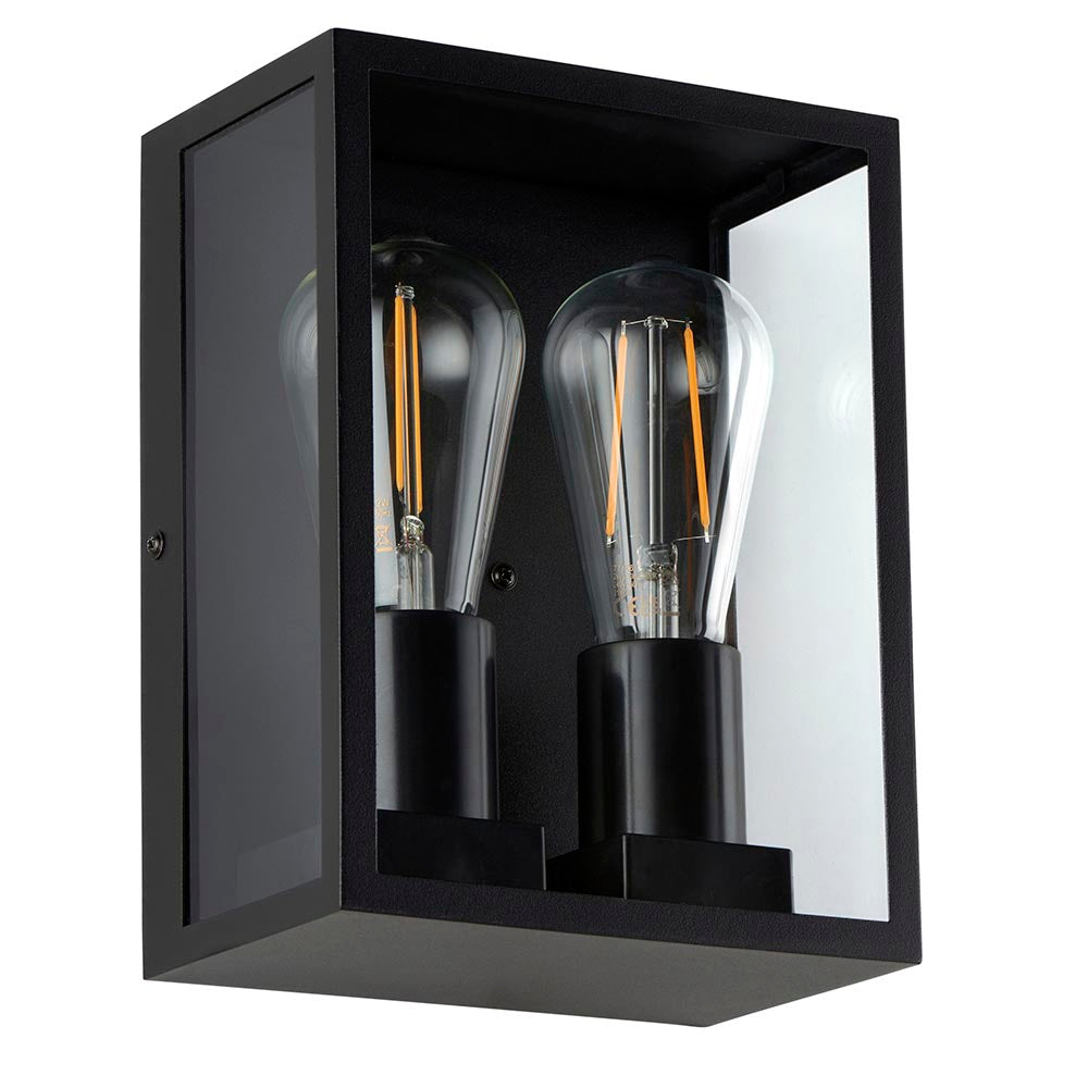 Breton Twin IP44 10W - Matt Black