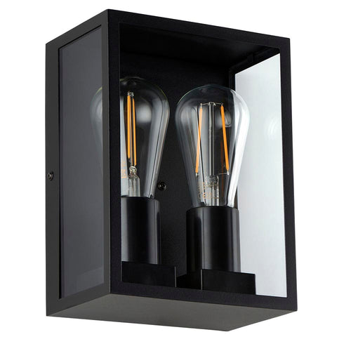 Breton Twin IP44 10W - Matt Black