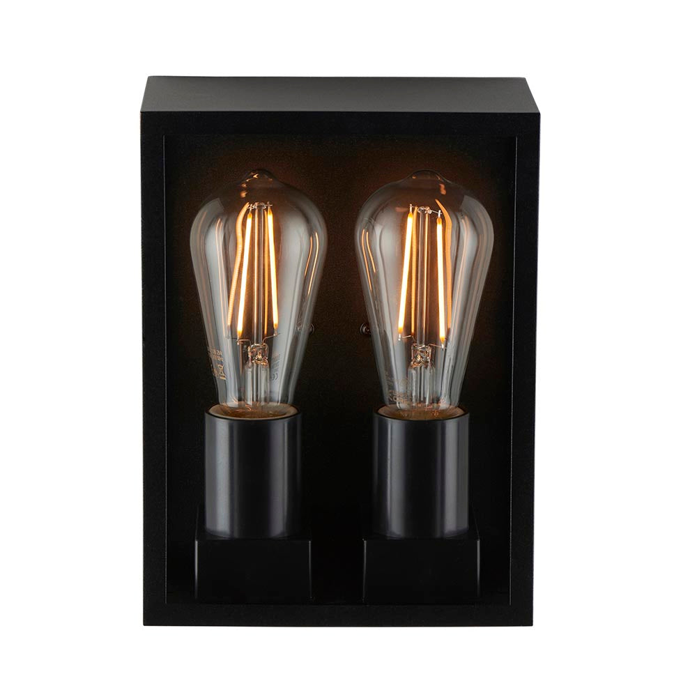 Breton Twin IP44 10W - Matt Black