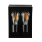 Breton Twin IP44 10W - Matt Black