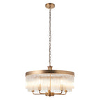 Clermont 5lt Pendant Warm Antique Brass
