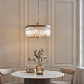 Clermont 5lt Pendant Warm Antique Brass