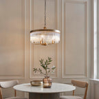 Clermont 5lt Pendant Warm Antique Brass