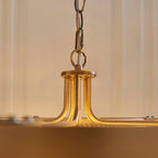 Clermont 5lt Pendant Warm Antique Brass